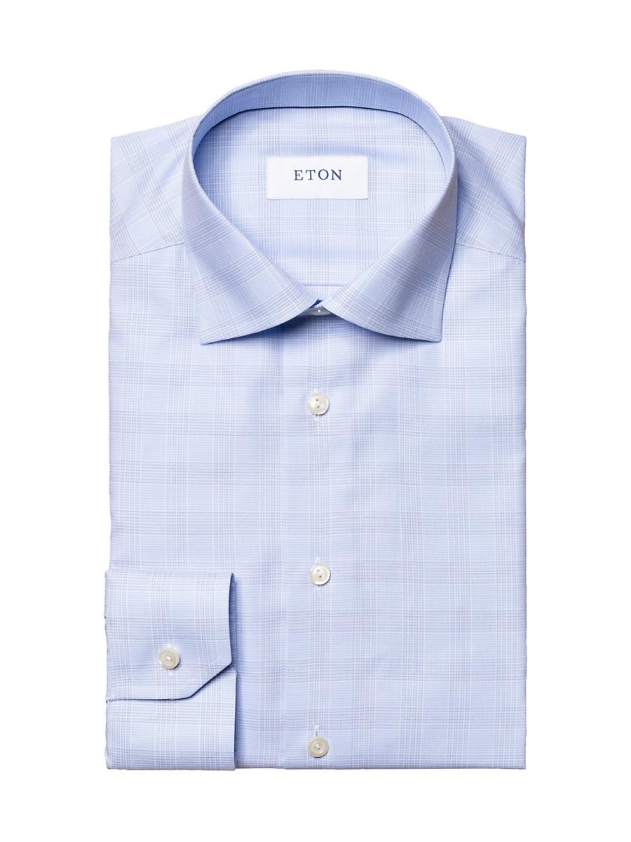 Mens Prince Of Wales Check Classic-Fit Shirt Product Image