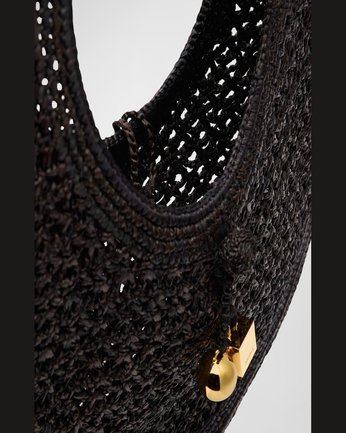 Le Rond Spiaggia raffia shoulder bag Product Image