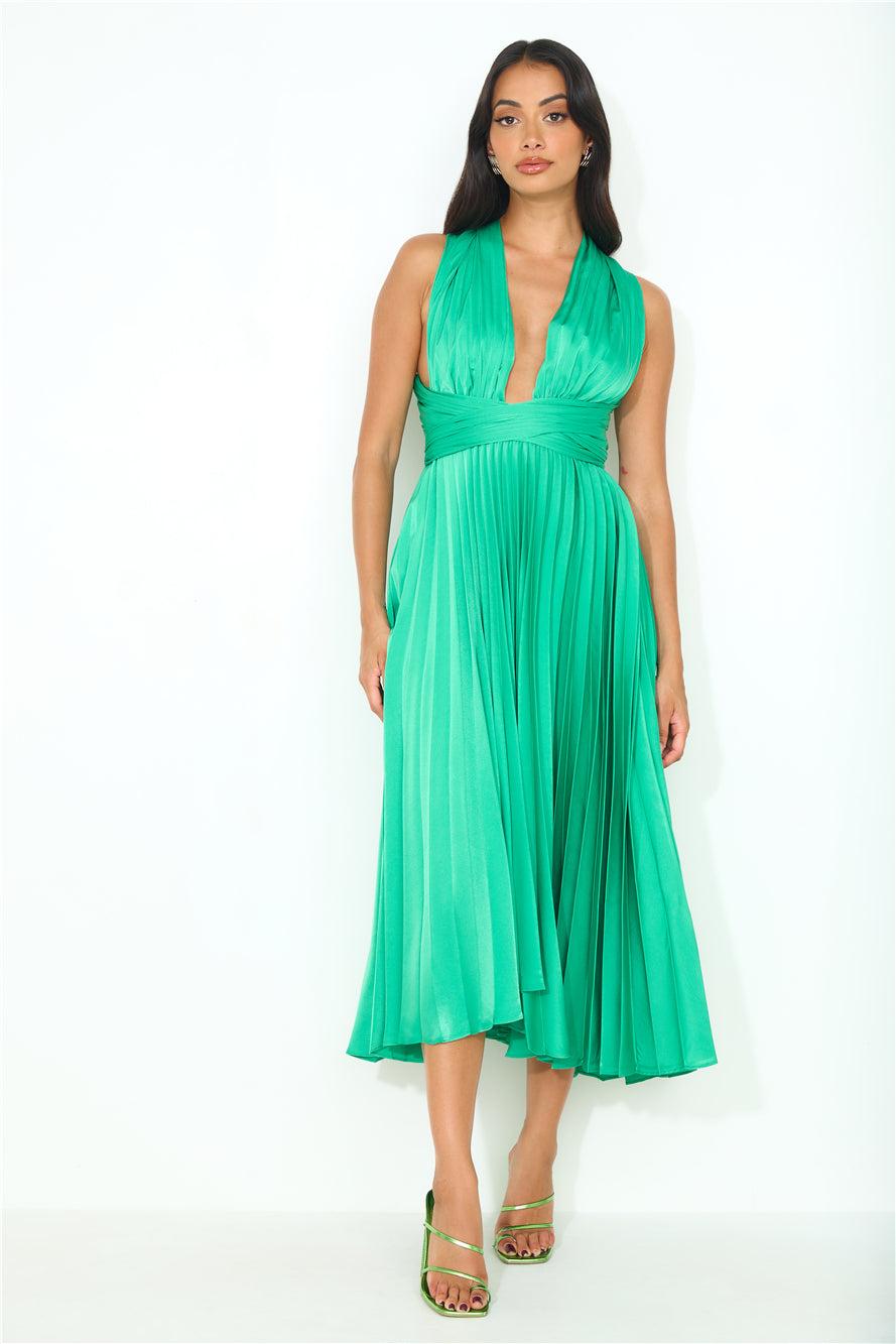 Fabulous 'Fit Midi Dress Green Product Image
