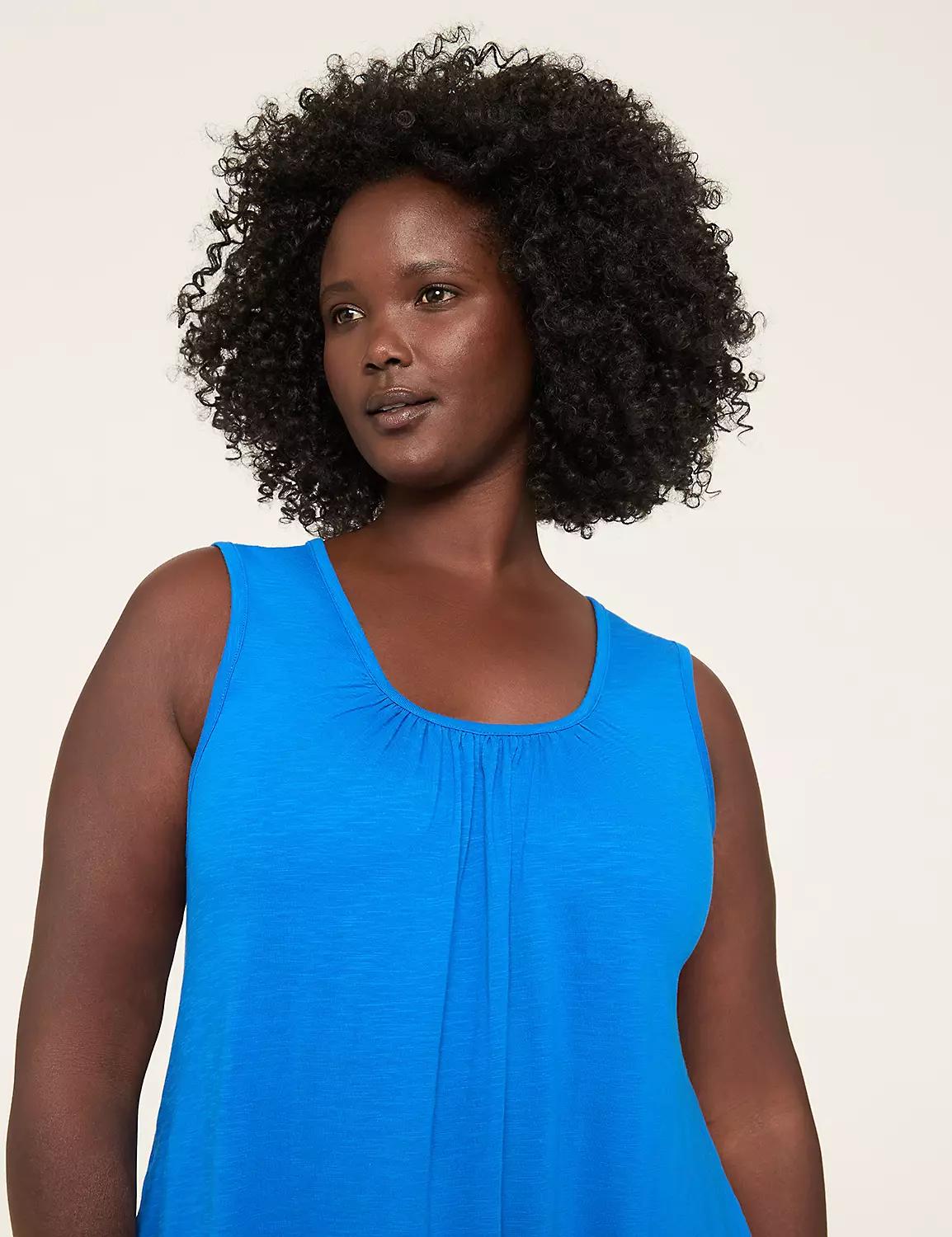 Swing Scoop-Neck Tank Dress Product Image