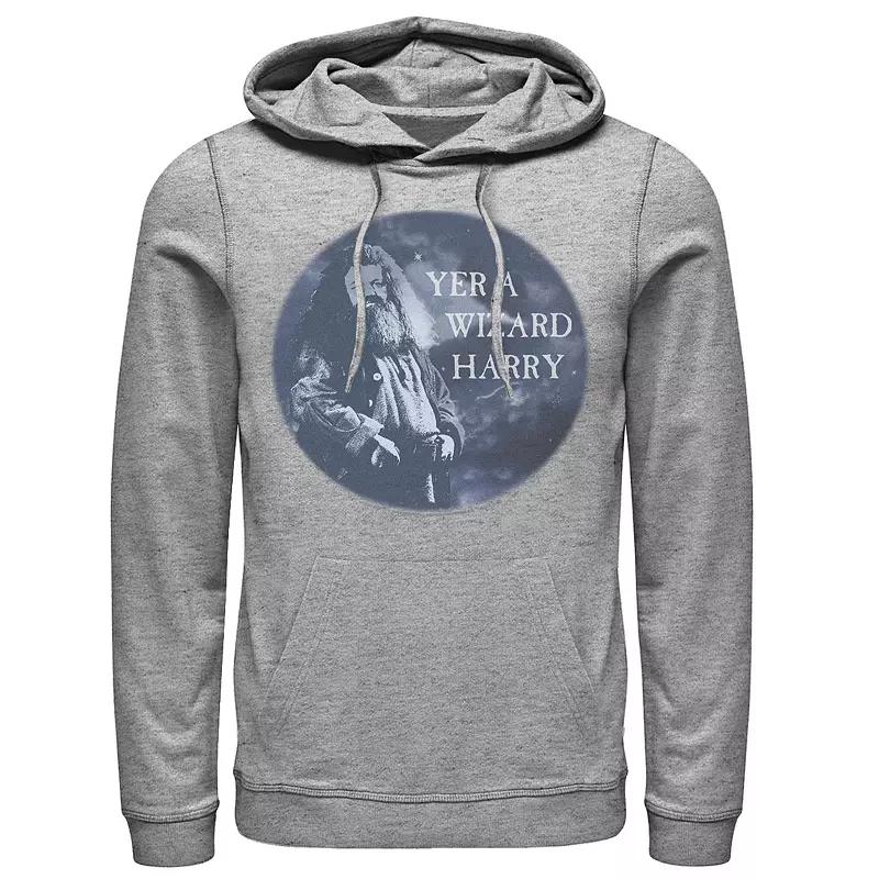 Men's Harry Potter Hagrid Yer A Wizard Harry Portrait Graphic Pullover Hoodie,  Product Image