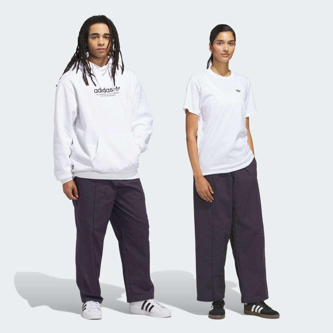 adidas Skateboarding Pintuck Pants (Gender Neutral) Black M Unisex Product Image