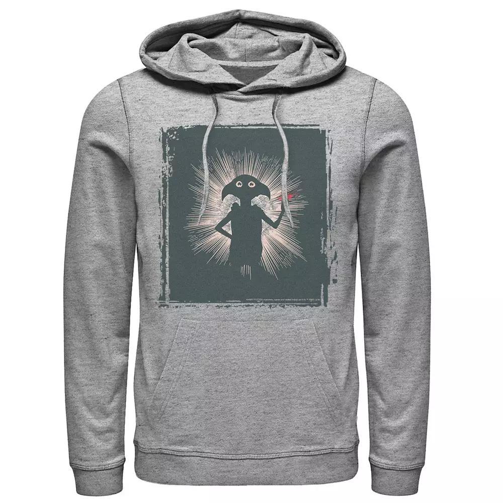 Men's Harry Potter Dobby Magical Snap Silhouette Graphic Pullover Hoodie,  Product Image