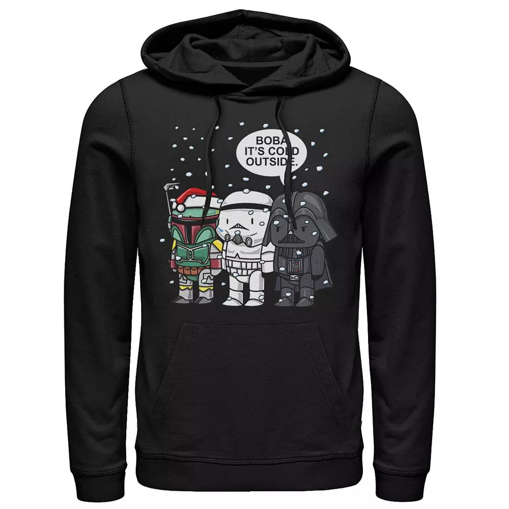 Men's Star Wars Boba It's Cold Outside Chibi Style Hoodie,  Product Image