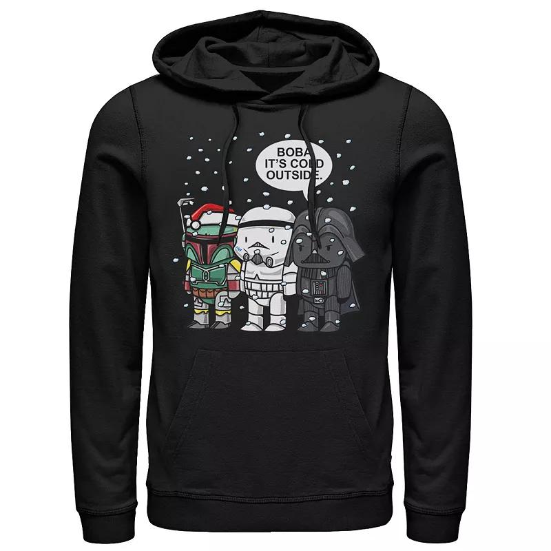 Men's Star Wars Boba It's Cold Outside Chibi Style Hoodie,  Product Image