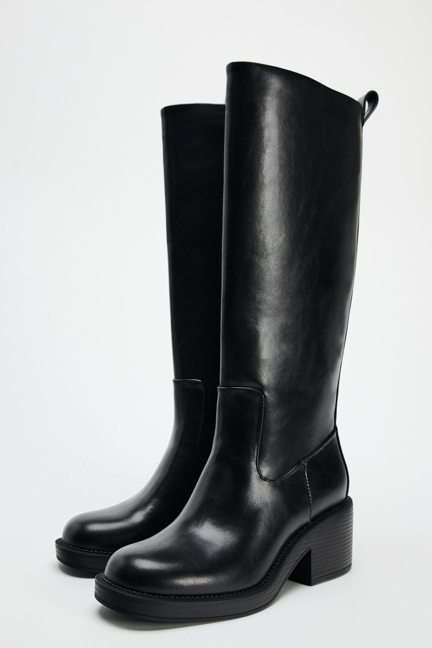 WIDE HEELED BOOTS Product Image