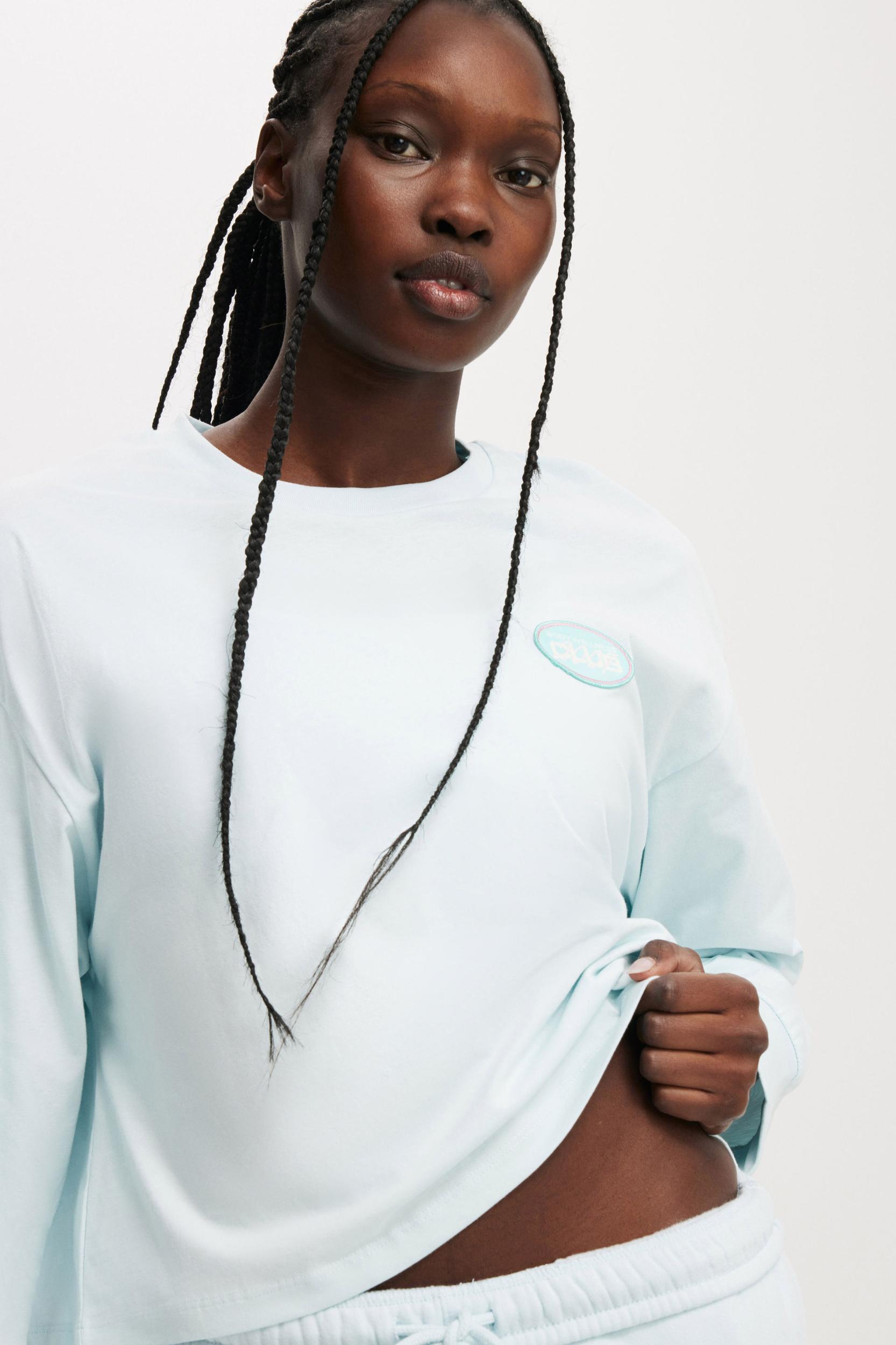 Active Boxy Oversized Long Sleeve Top Product Image