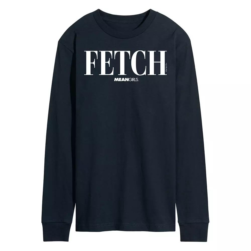 Men's Mean Girls Fetch Long Sleeve Graphic Tee,  Product Image
