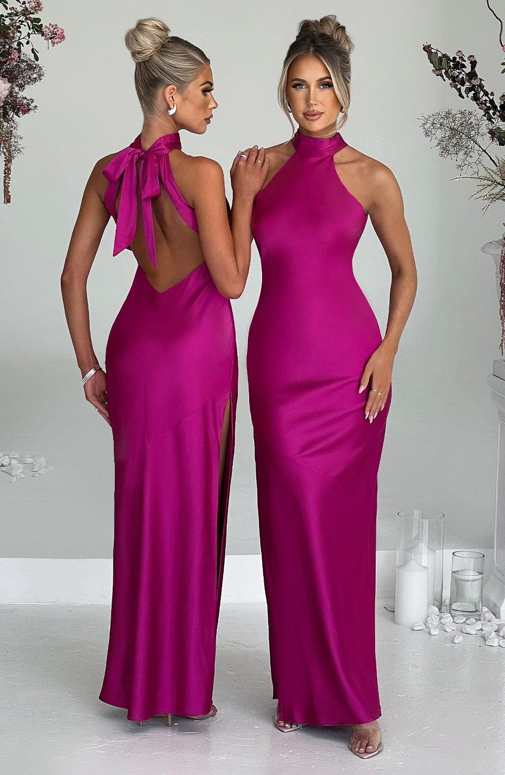 Etta Maxi Dress - Hot Pink Product Image