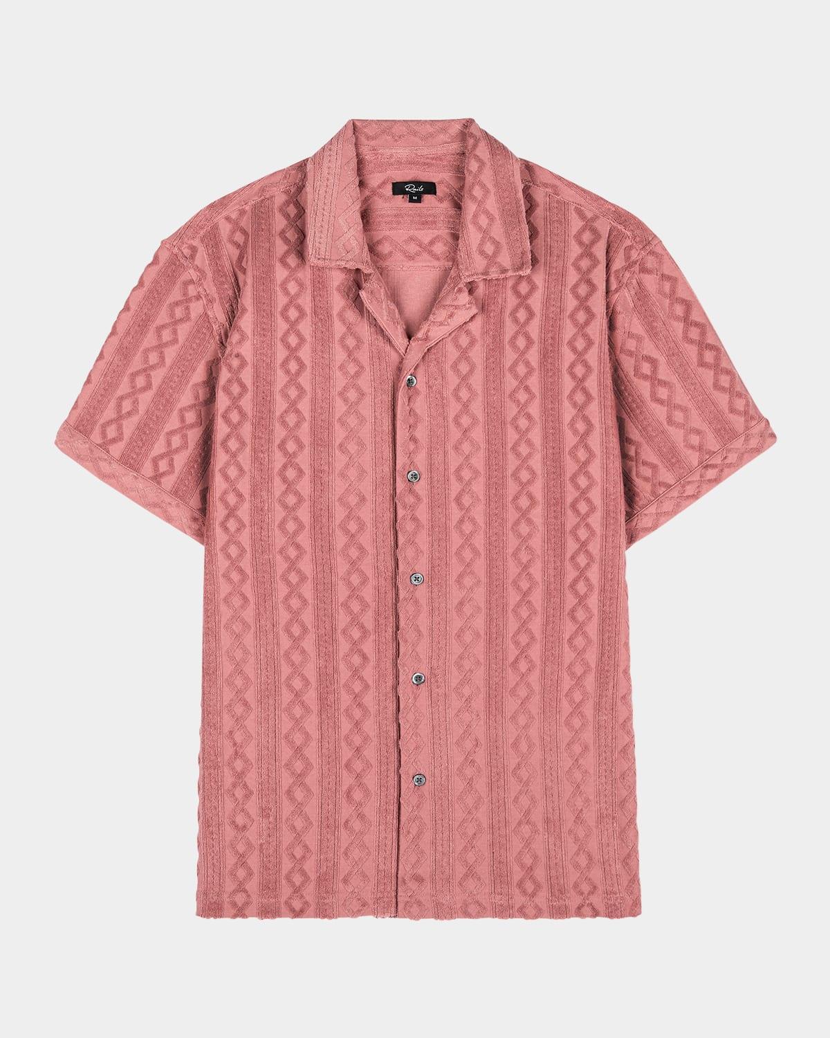 Men's Maverick Jacquard Toweling Camp Shirt Product Image