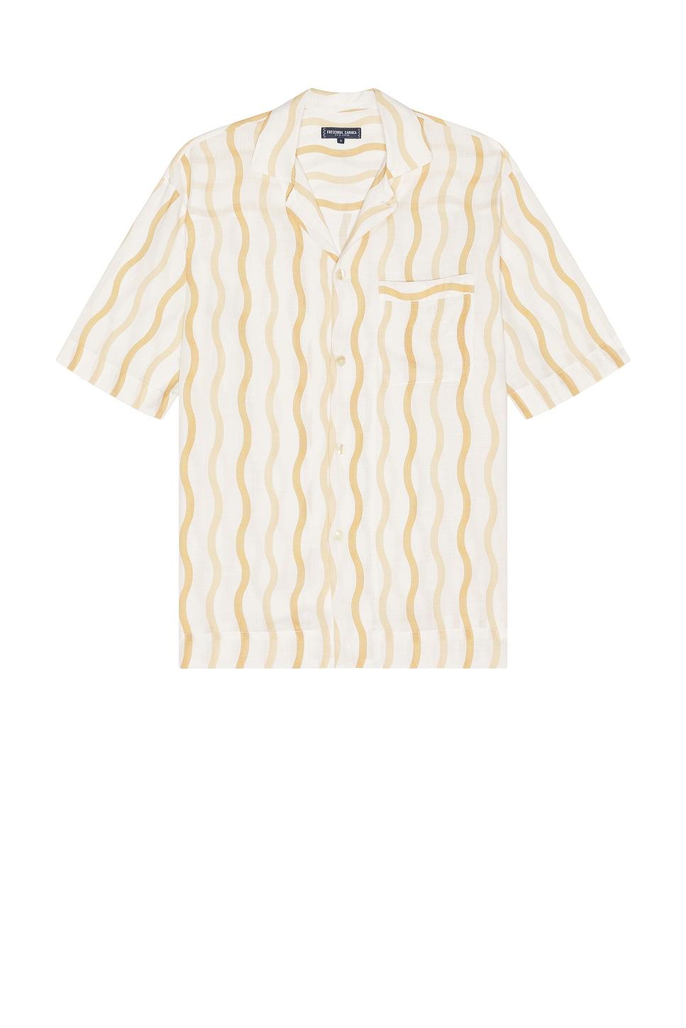 Cassio Pyjama Short Sleeve Shirt Cabana Stripe Print Product Image