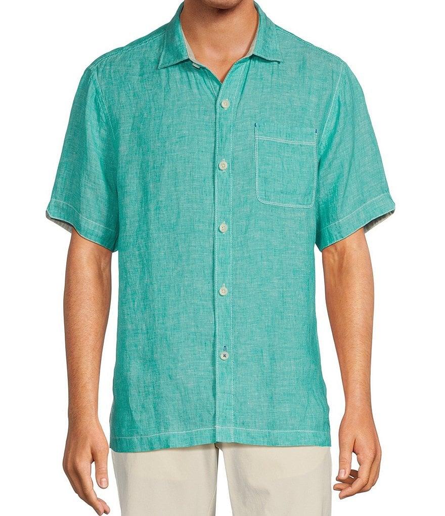 Tommy Bahama Linen Paradise Breezer Short Sleeve Woven Shirt Product Image