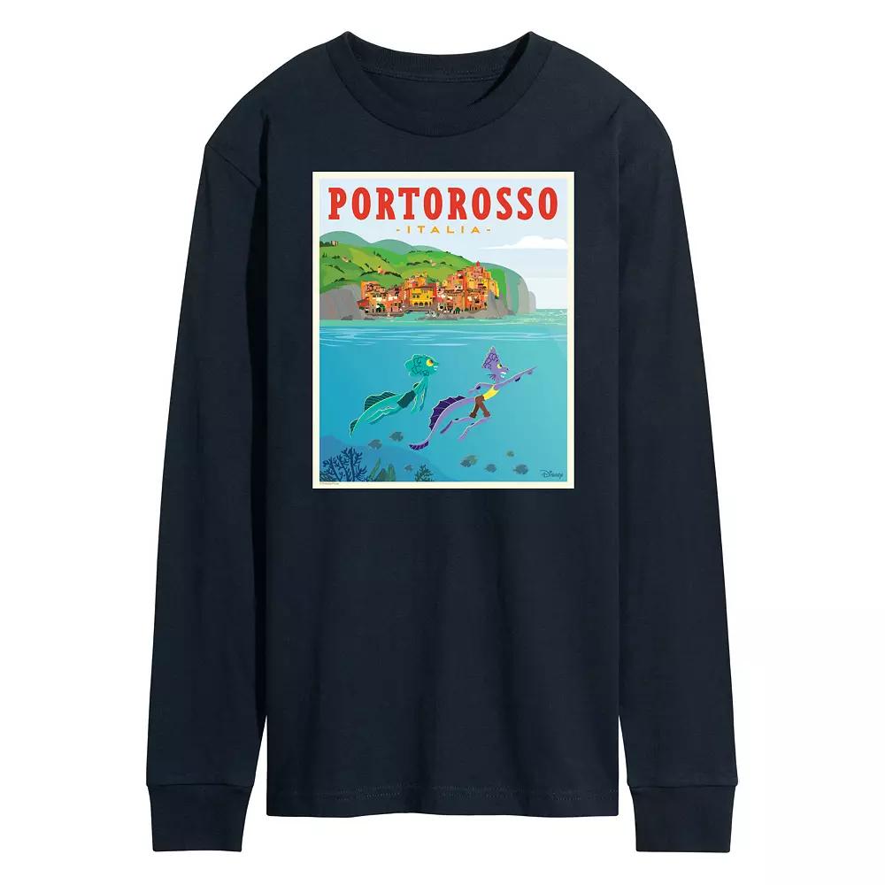 Disney's Luca Men's Italy Postcard Long Sleeve,  Product Image