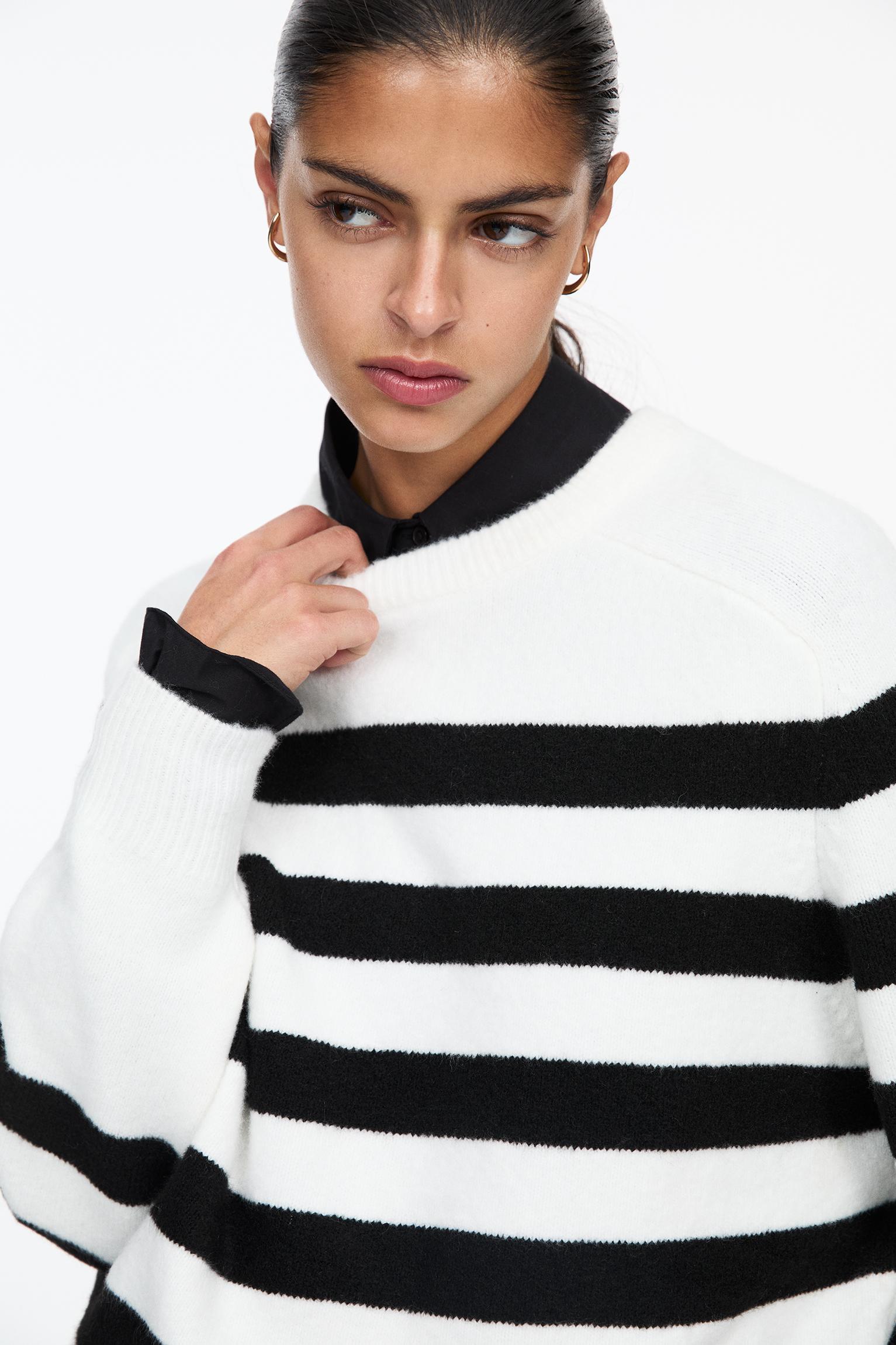 Soft touch striped sweater Product Image