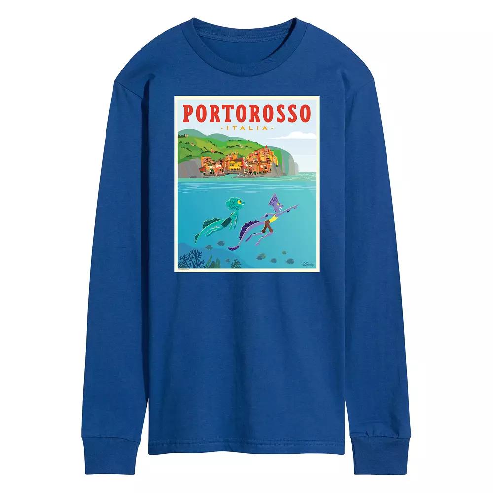 Disney's Luca Men's Italy Postcard Long Sleeve,  Product Image