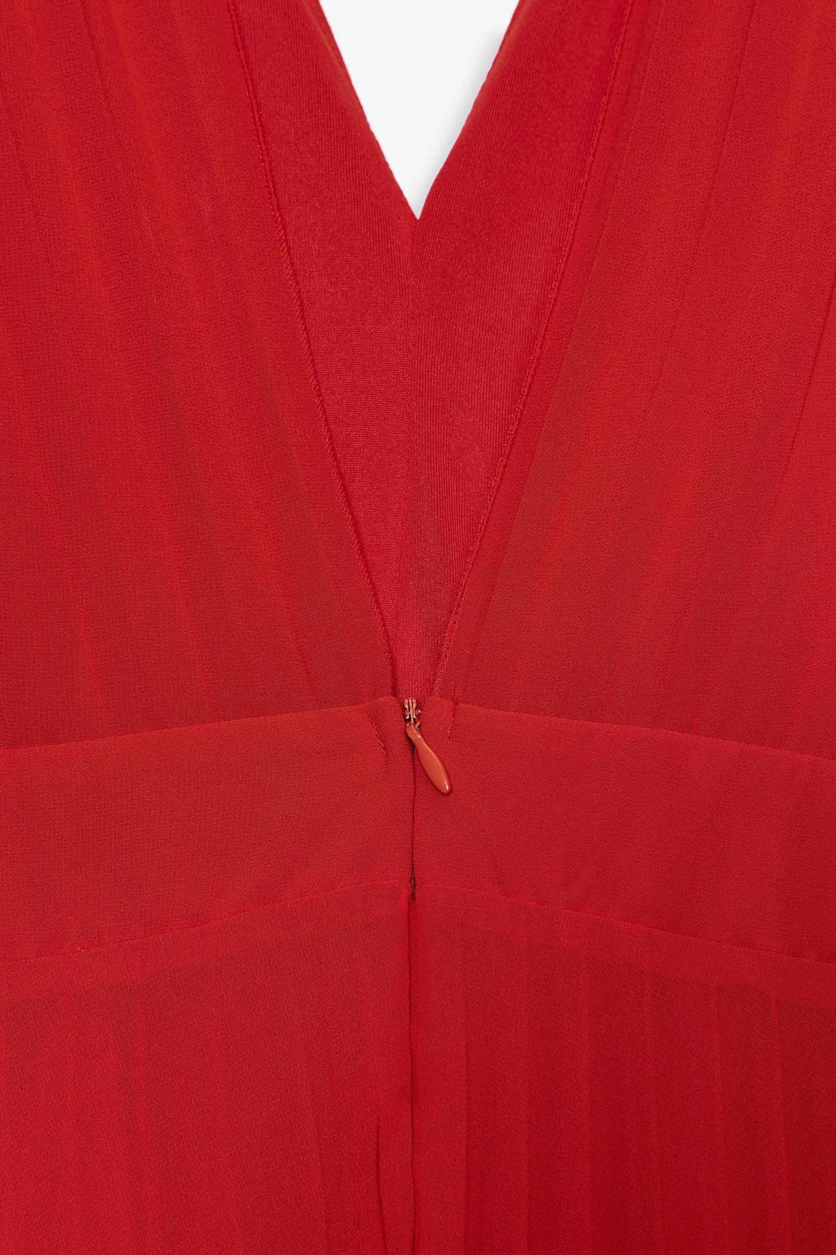 PLEATED MIDI DRESS Product Image