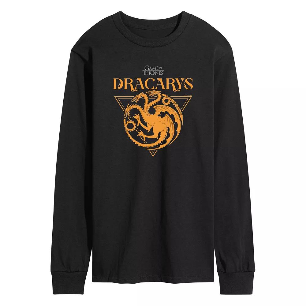 Men's Game Of Thrones Dracarys Long Sleeve Graphic Tee,  Product Image