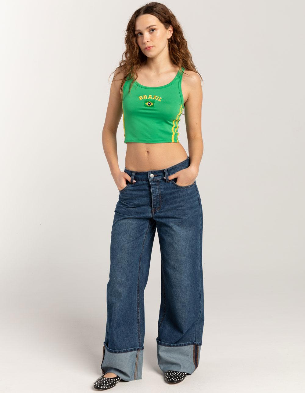RSQ Womens Brazil Cami - GREEN Product Image