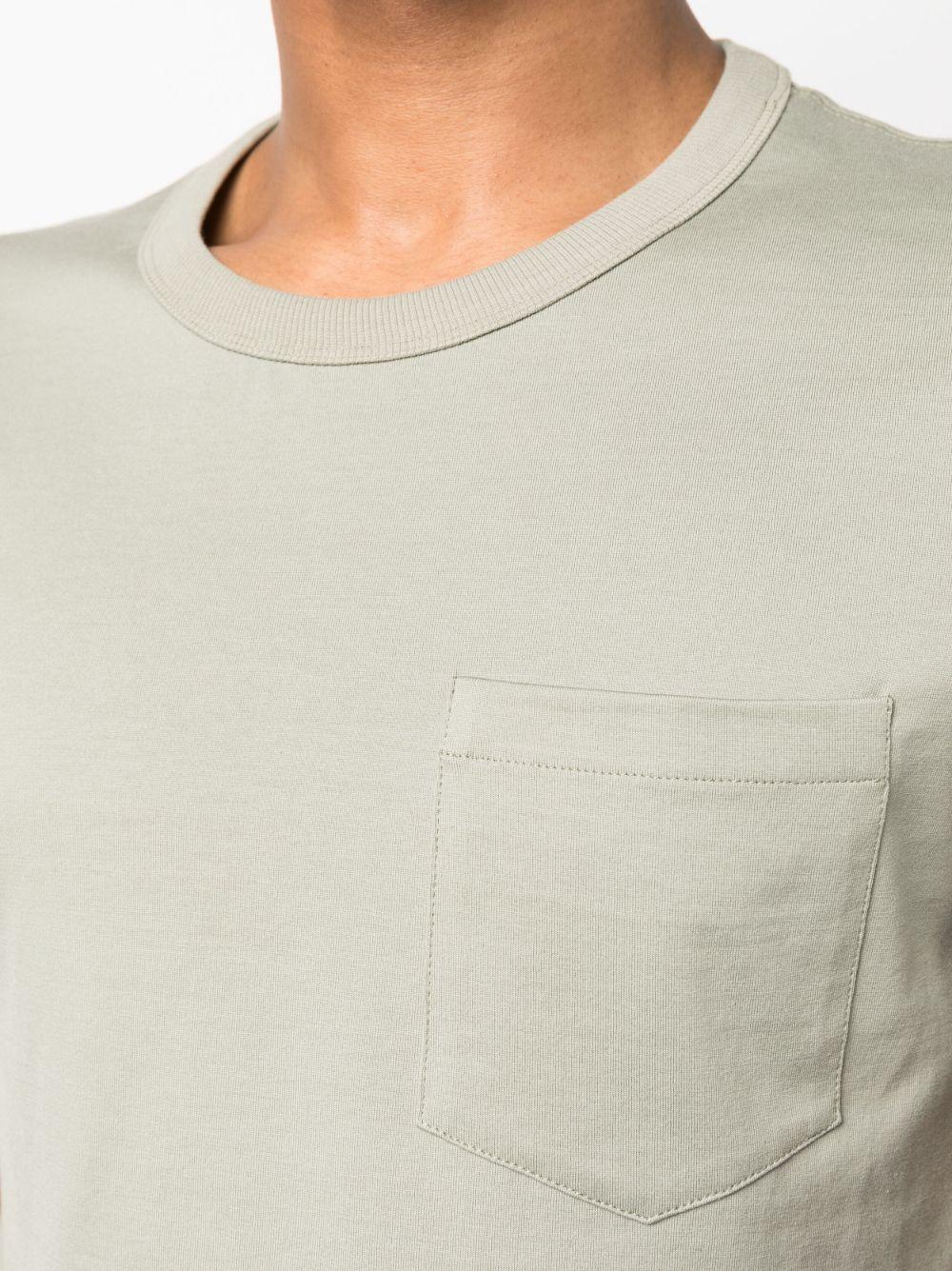 chest-pocket cotton T-shirt Product Image