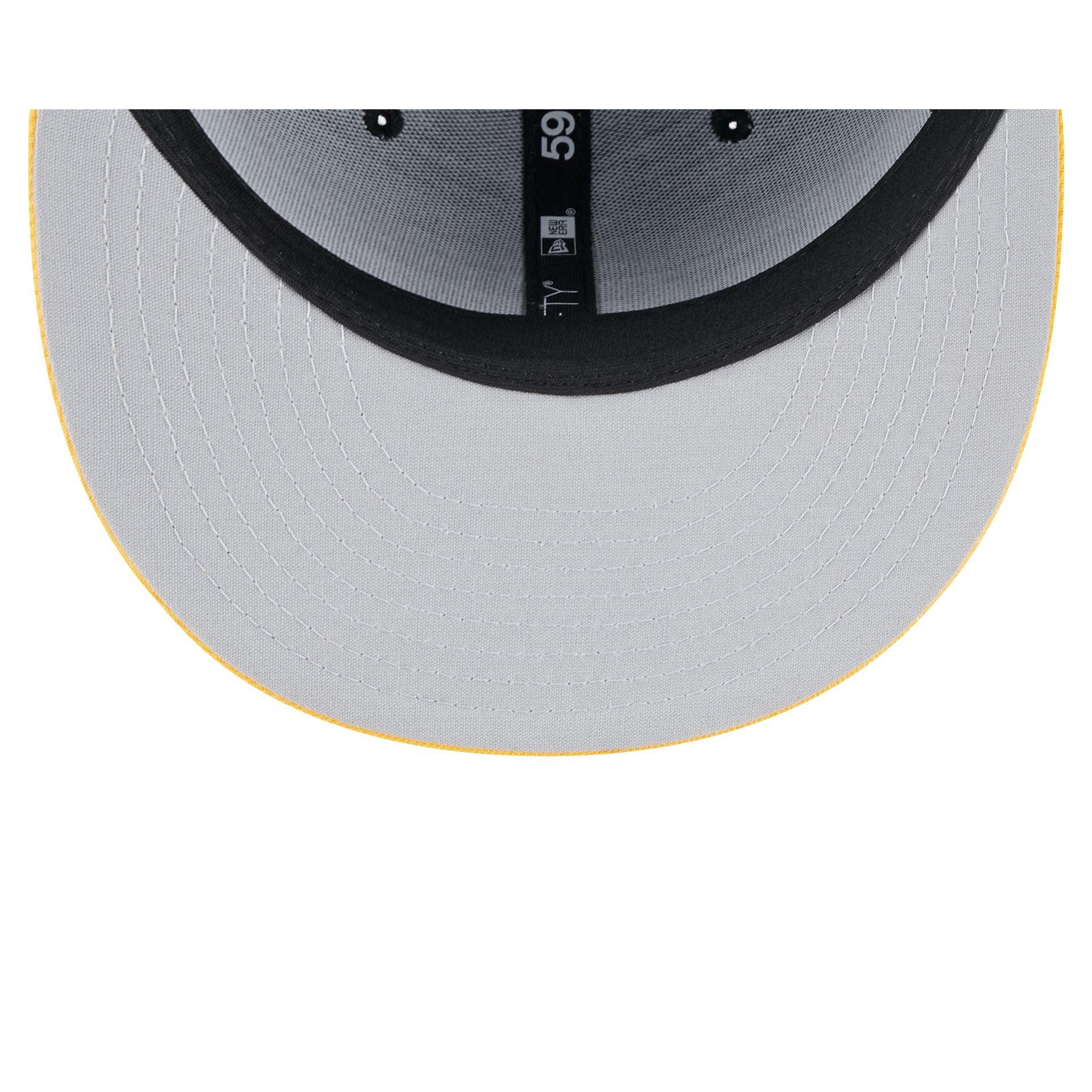 Seattle Mariners Black Poly Rope Split Panel 59FIFTY Fitted Hat Male Product Image