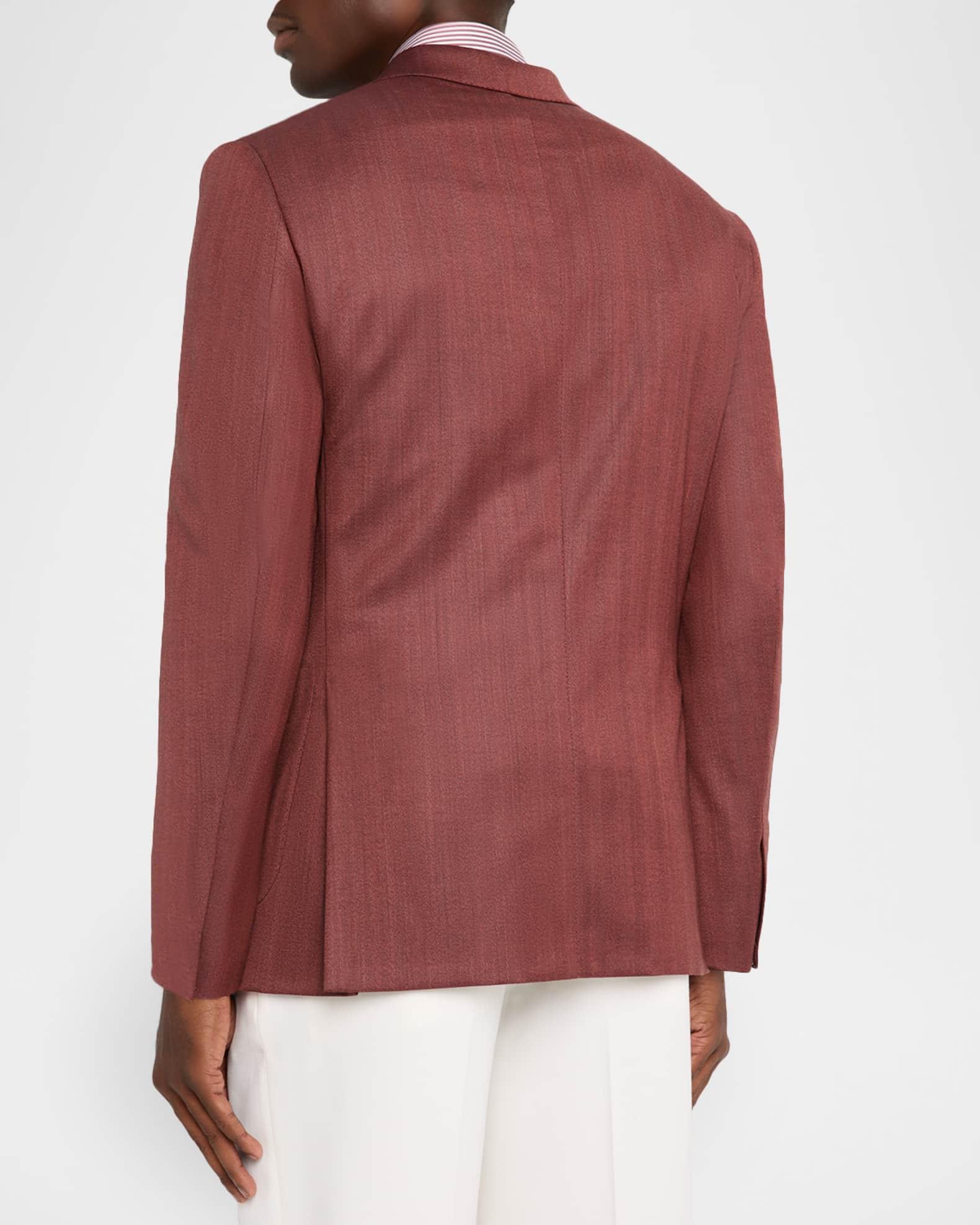 Men's Herringbone Single-Breasted Blazer Product Image