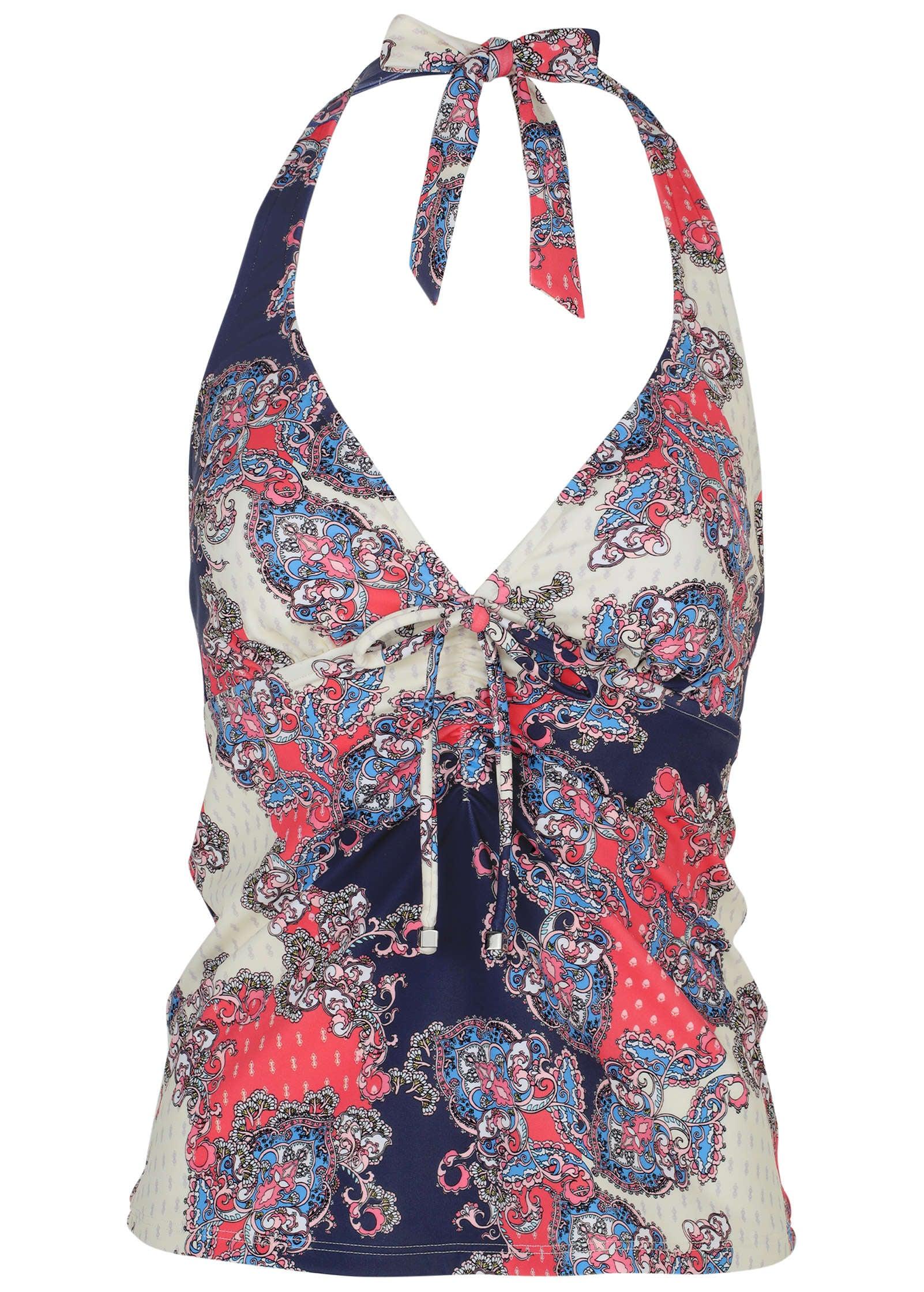 Sicily Halter Tankini - Paisley Foulard Product Image