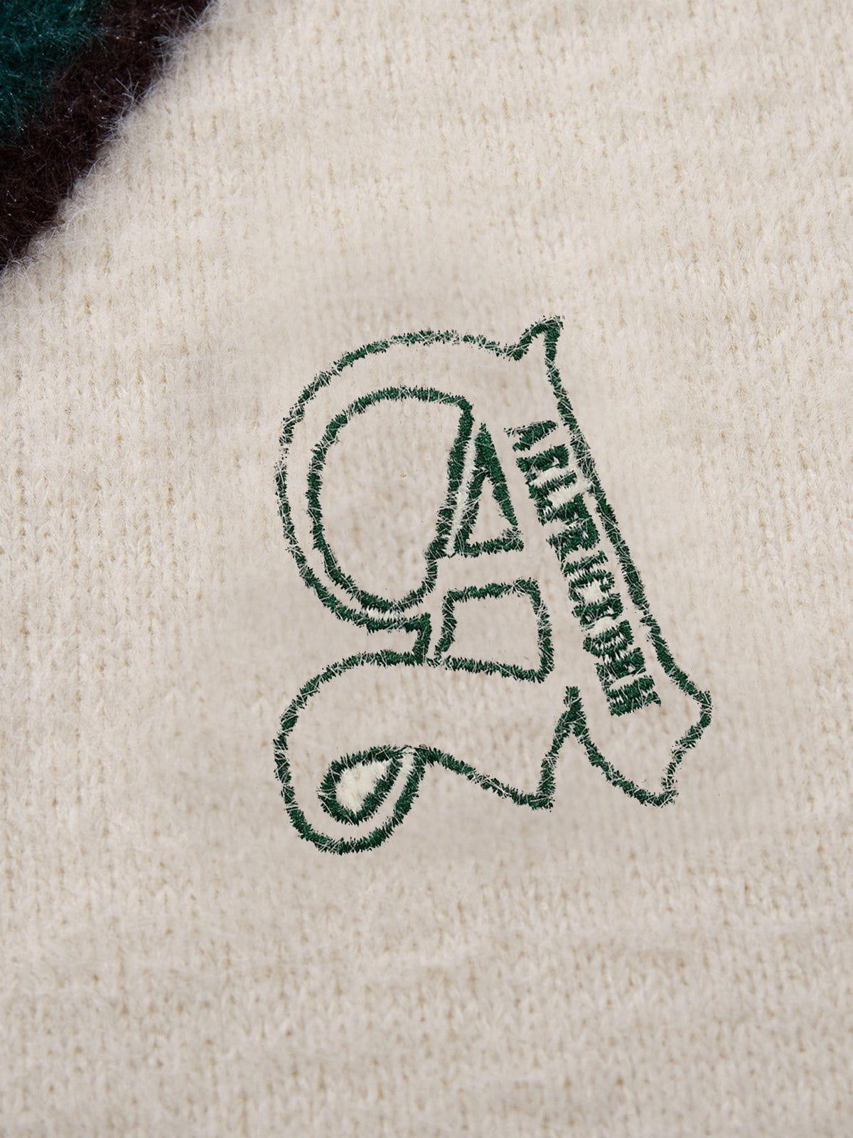 Aelfric Eden Stripe Tie Layered Sweater Female Product Image