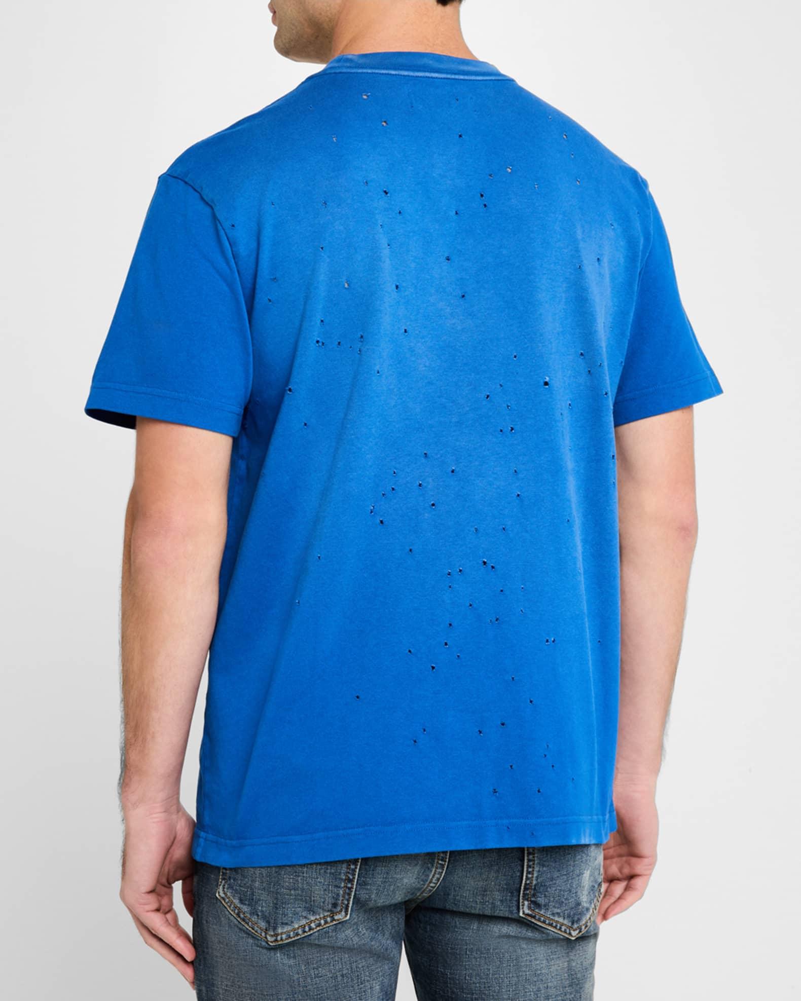 Mens Destroyed Collegiate T-Shirt Product Image