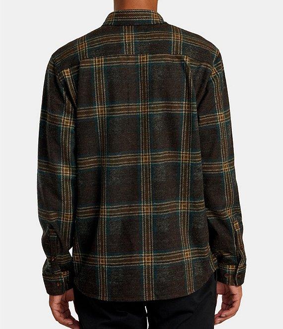 RVCA Long Sleeve Vacancy Plaid Flannel Woven Shirt Product Image