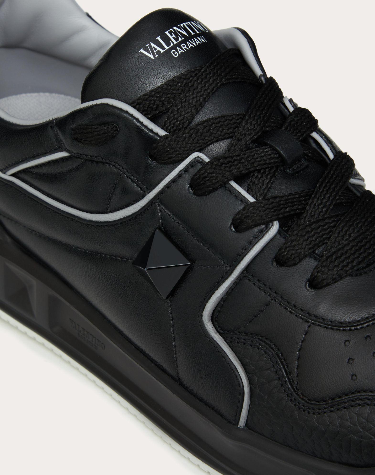 One Stud Low-Top Nappa Sneaker  Product Image