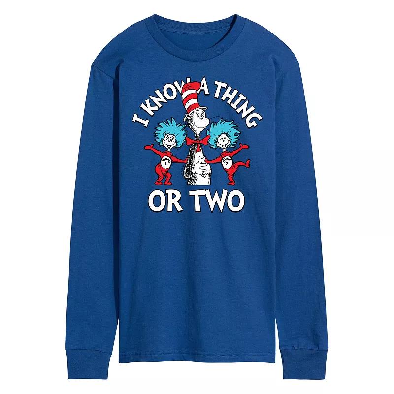 Men's Dr Seuss Know A Thing Or Two Long Sleeve,  Product Image