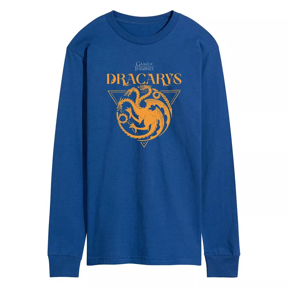 Men's Game Of Thrones Dracarys Long Sleeve Graphic Tee,  Product Image