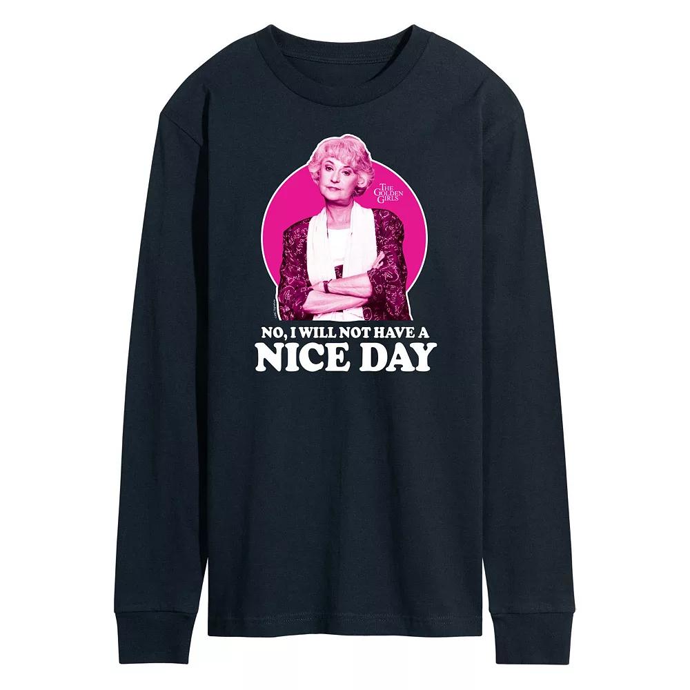 Men's Golden Girls Have Nice Day Long Sleeve Tee,  Product Image