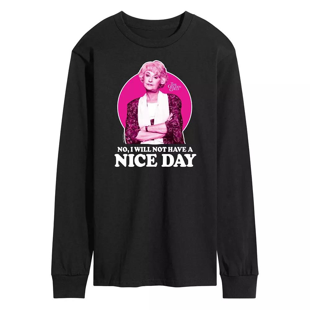Men's Golden Girls Have Nice Day Long Sleeve Tee,  Product Image