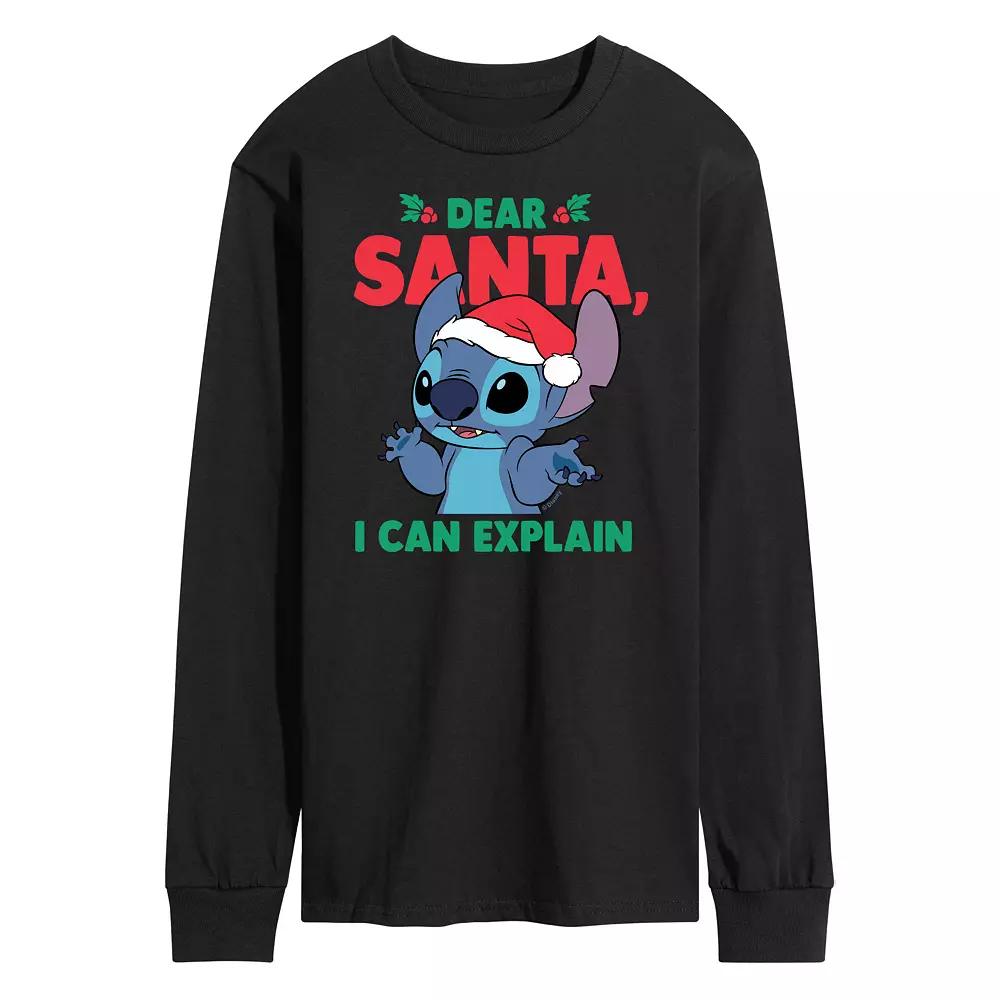 Disney's Lilo & Stitch Santa I Can Explain Tee, Men's,  Product Image