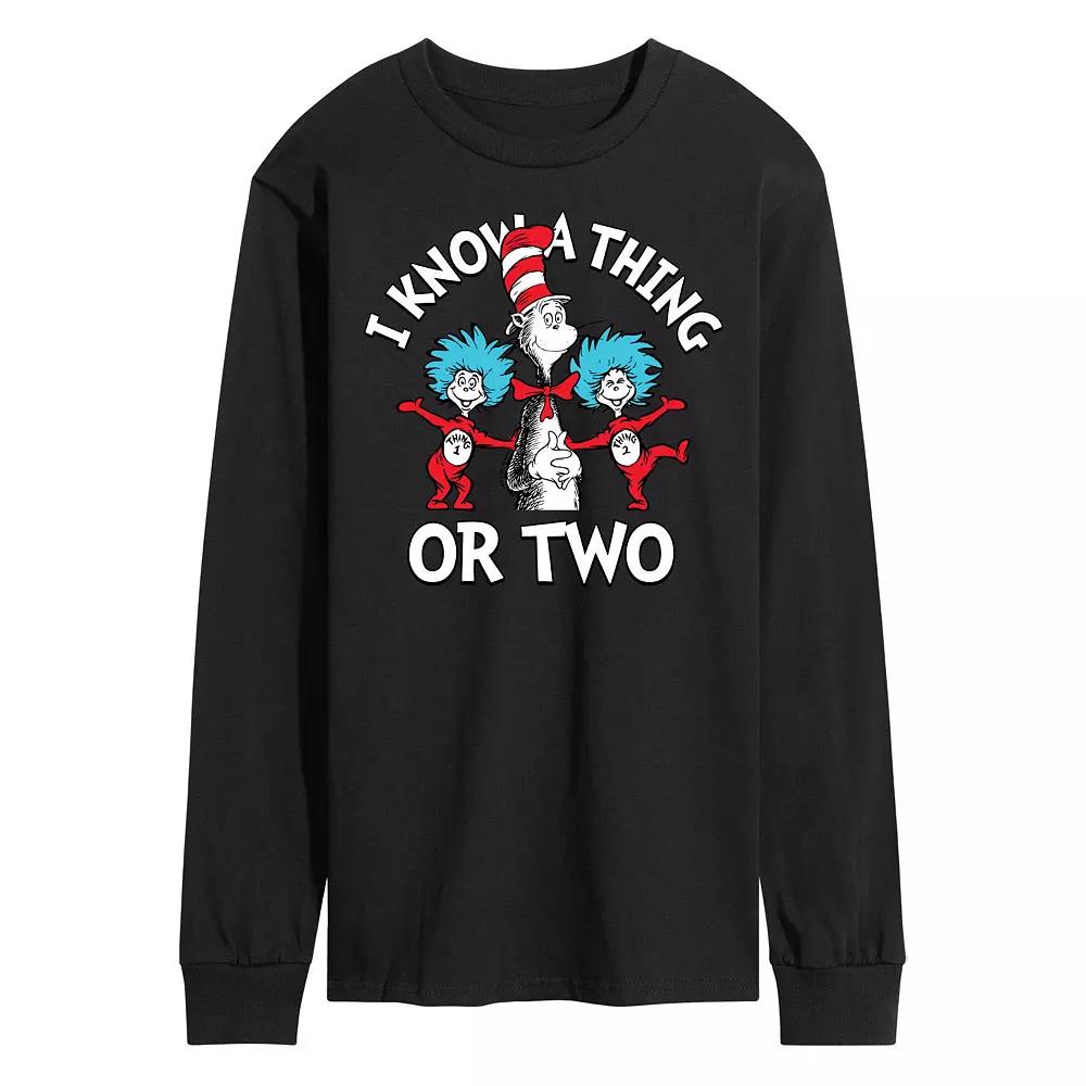 Men's Dr Seuss Know A Thing Or Two Long Sleeve,  Product Image