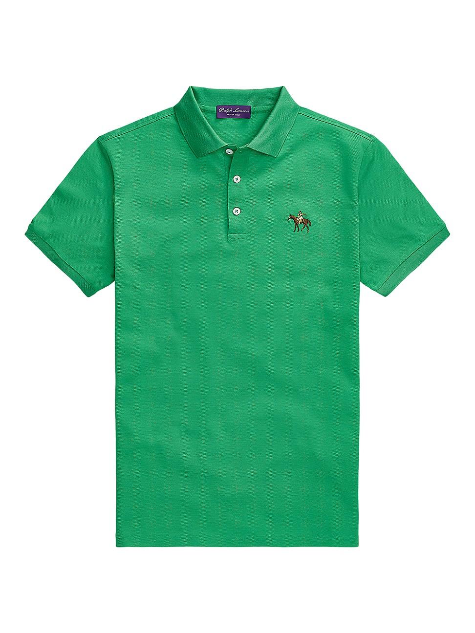 Mens Cotton Pique Standing Horse Polo Product Image