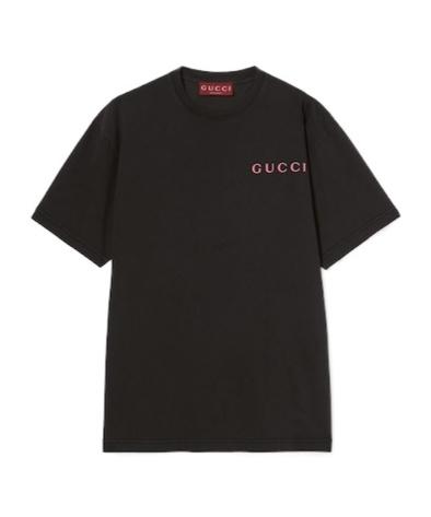 GUCCI T-shirt In Cotone In Black Product Image