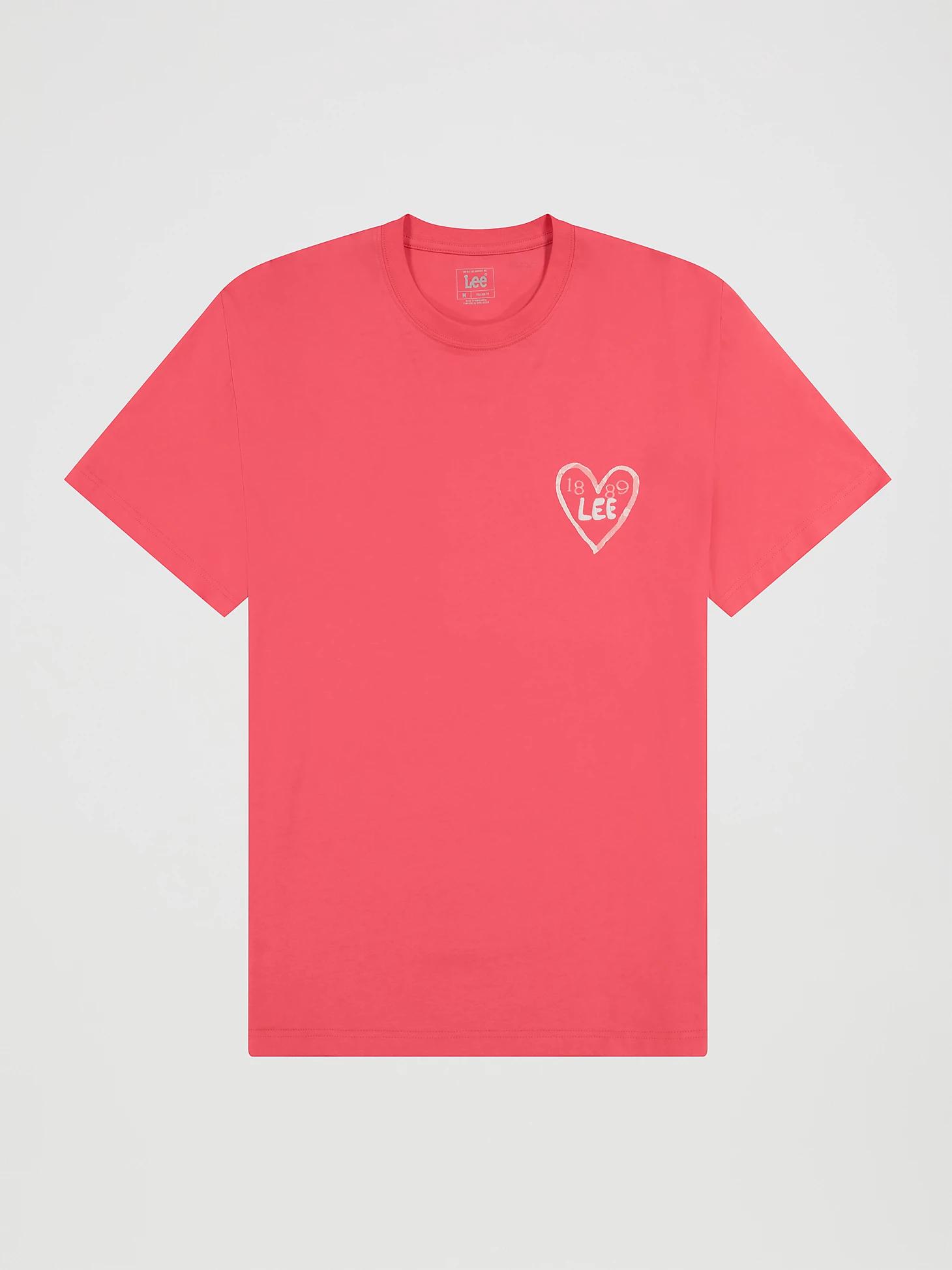 Men's Relaxed Heart Logo Tee | Men's Tops & Tees | Lee® Product Image