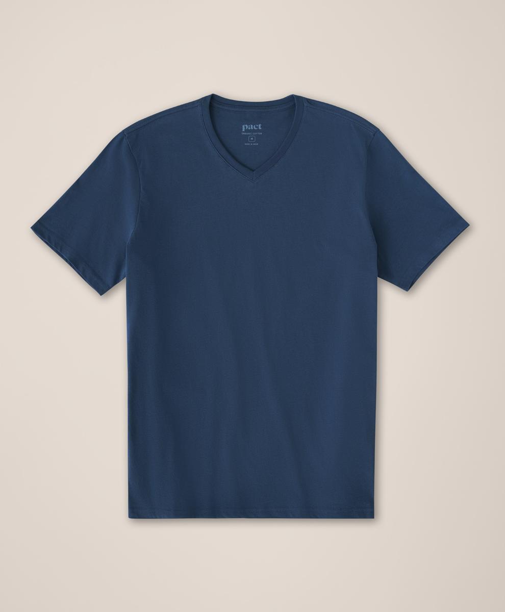 Mens Softspun V-Neck Tee XL Product Image