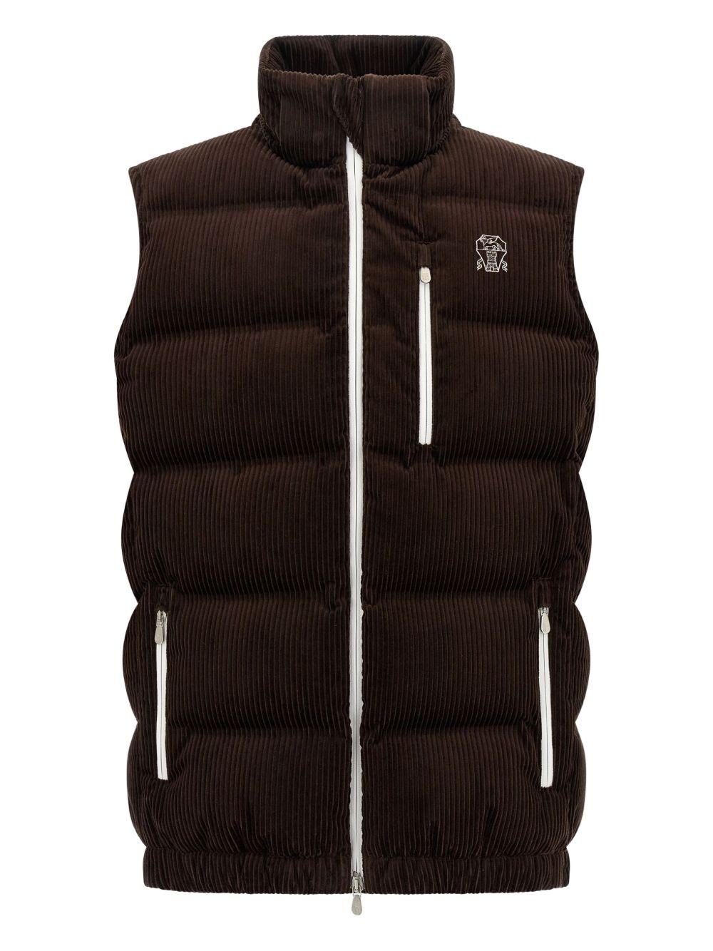 quilted corduroy vest Product Image