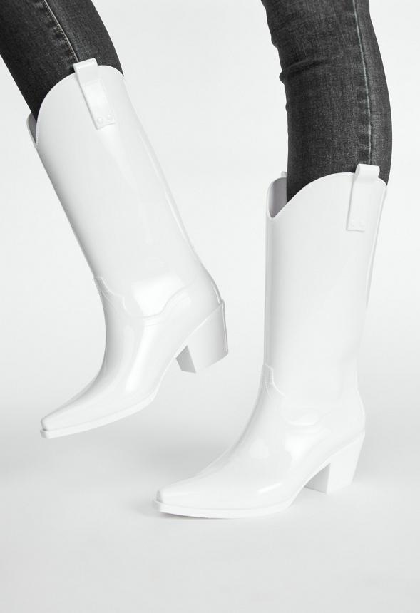 JustFab Margaux Platform Loafer Pump Womens Black/ White Size 8.5 Product Image