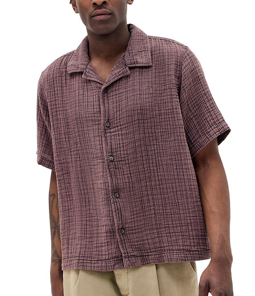 BDG Urban Outfitters Short Sleeve Triple Gauze Shirt Product Image
