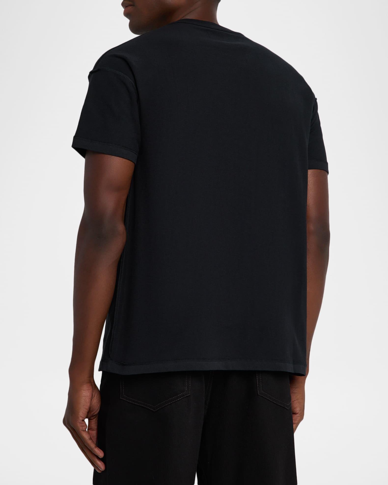 Men's Rhinestone Logo Outline Graphic T-Shirt Product Image