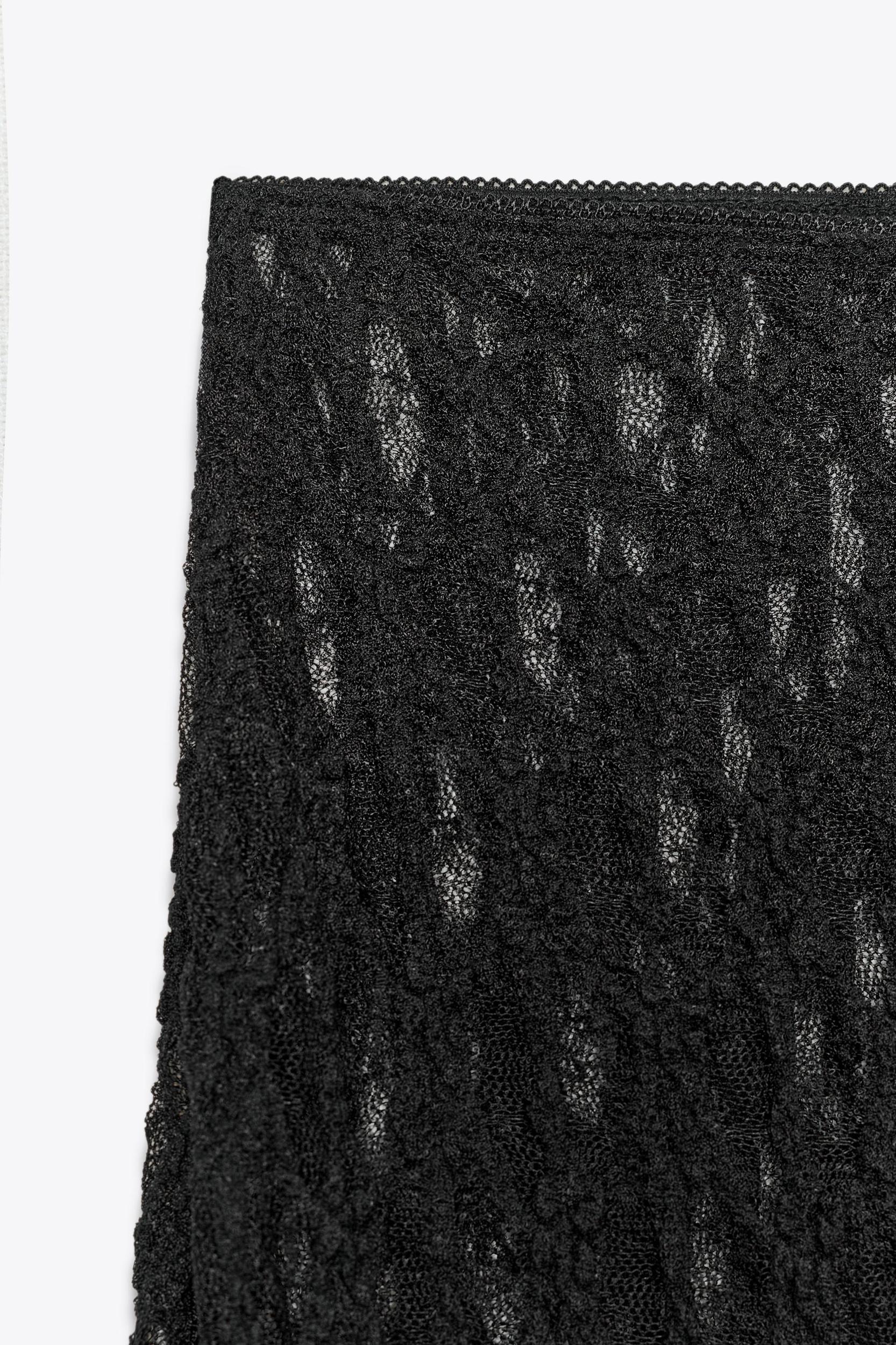 A-LINE LONG LACE SKIRT Product Image