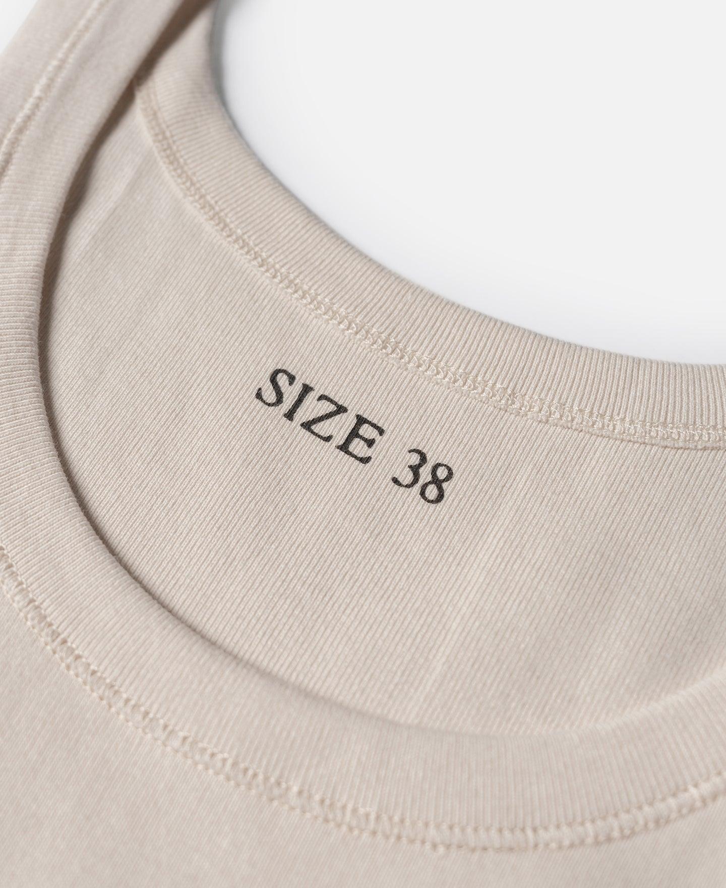 Military Cotton Tank Top - Apricot Product Image