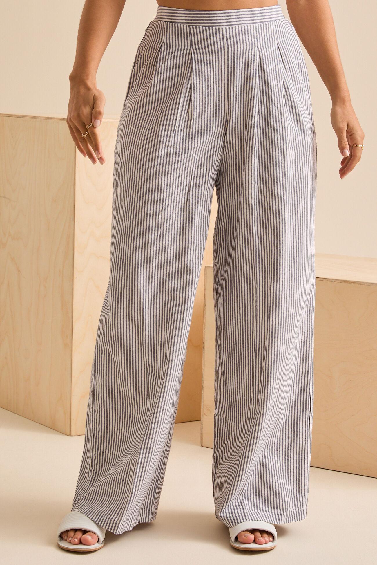 Whitley Striped Trouser Pant Product Image