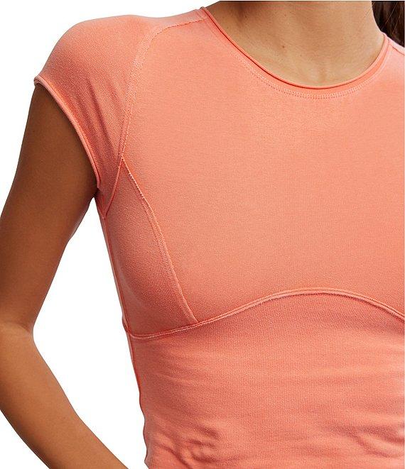 Free People Protagonist Scoop Neck Short Sleeve Cropped Tee Product Image