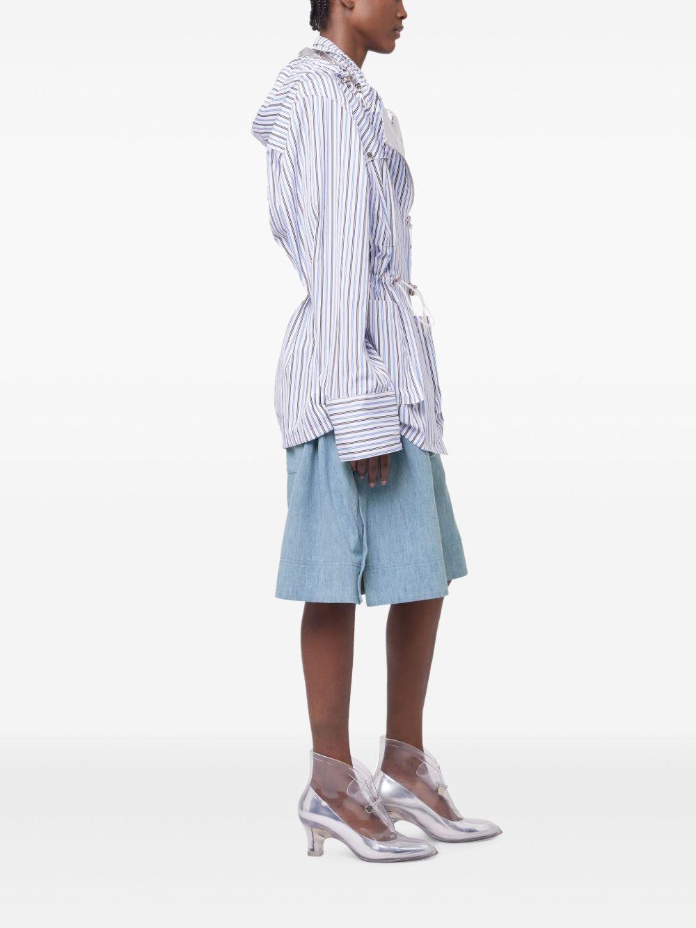 striped hooded jacket Product Image