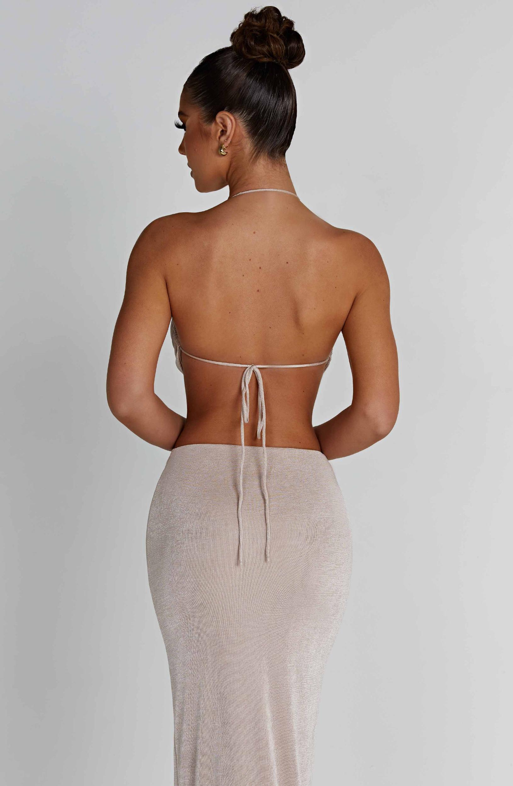 Fifi Maxi Skirt - Champagne Product Image